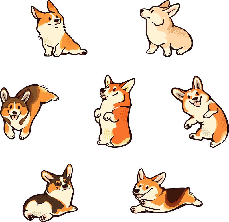 800x776 Jolly Corgis In Green By Colordrilos Why Not