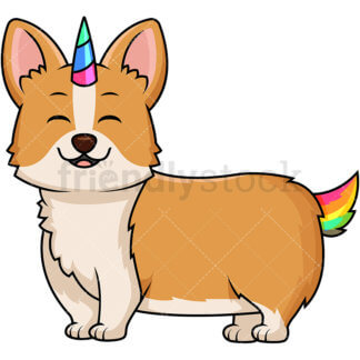 324x324 Pug Dog Unicorn Pugicorn Cartoon Vector Clipart
