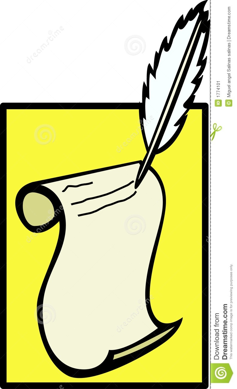 791x1300 Top Of Pen Writing On Paper Clipart