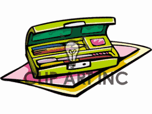 300x225 Cartoon Magnetic Pencil Case Clipart Panda