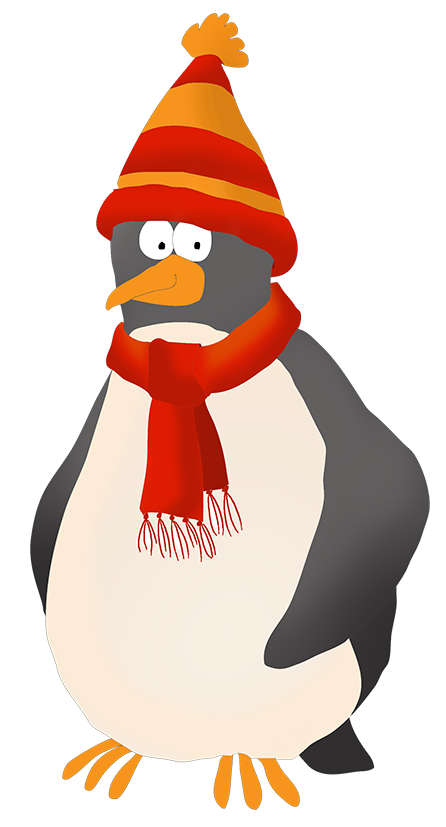 446x827 Funny Penguin Clip Art