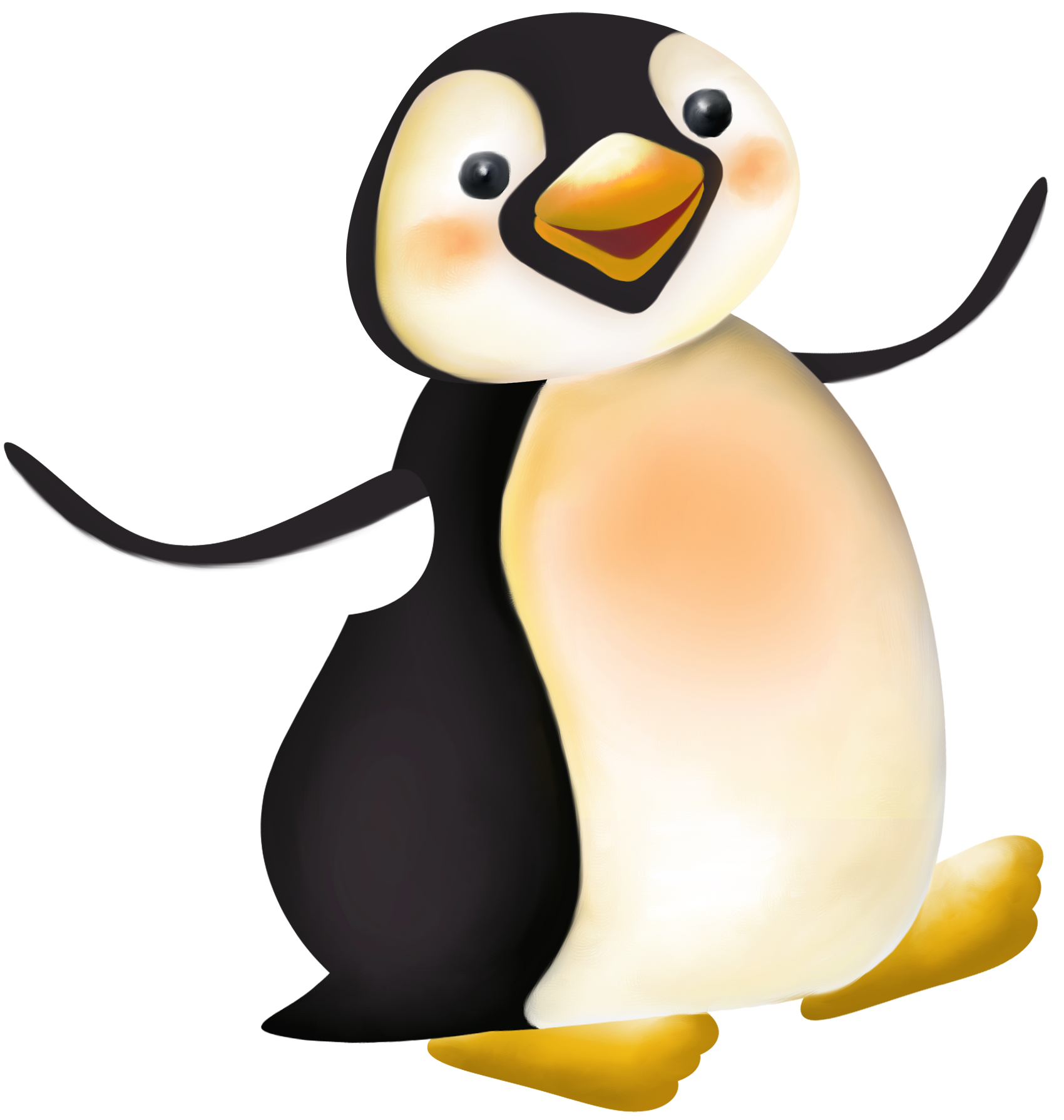 1700x1790 Large Penguin Cartoon Png Clipart Penguins