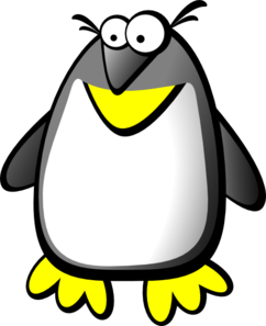 242x297 Penguin Cartoon Clip Art