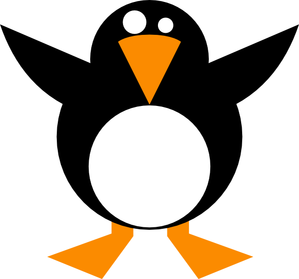 600x561 Penguin Clip Art