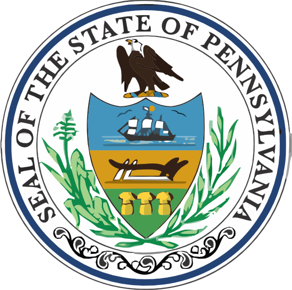 600x595 Pennsylvania State Seal Clip Art Free Vector 4vector
