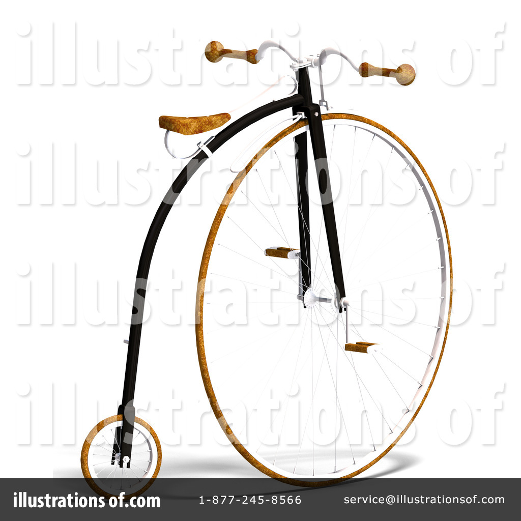 1024x1024 Penny Farthing Clipart