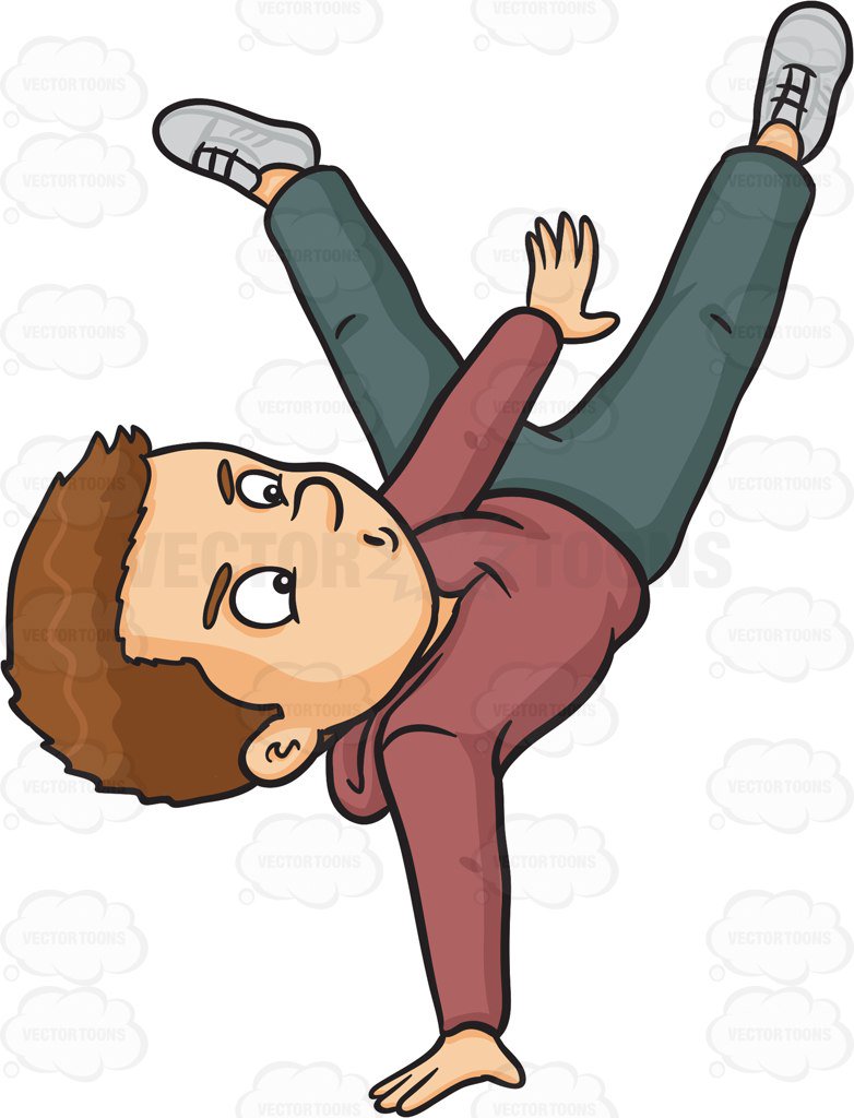 782x1024 A Male Street And Freestyle Dancer Cartoon Clipart Vector Toons