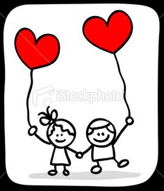 236x274 Stick Figure Valentine's Day Valentine People Love Wedding Couple