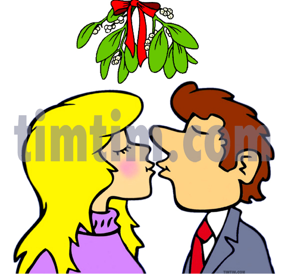 571x550 Collection Of Mistletoe Drawing Kissing High Quality, Free