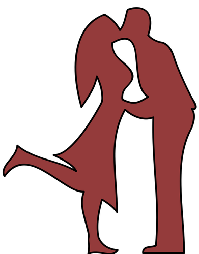 391x500 7118 Couple Kissing Silhouette Clip Art Public Domain Vectors