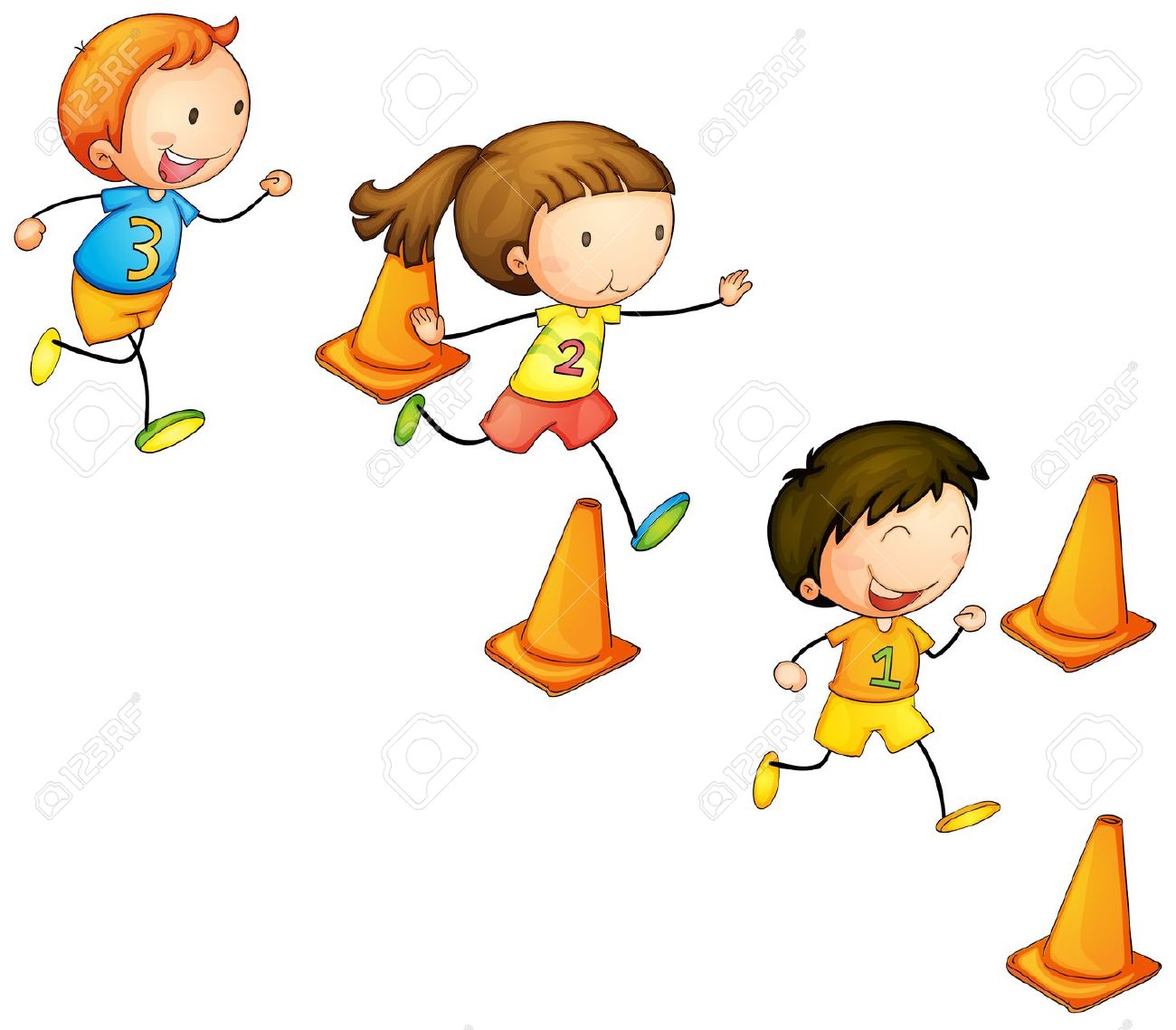 1300x1138 Kids Running Clipart