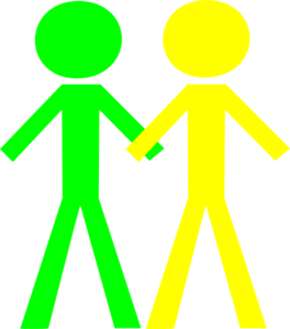 264x299 Clipart Of Two People