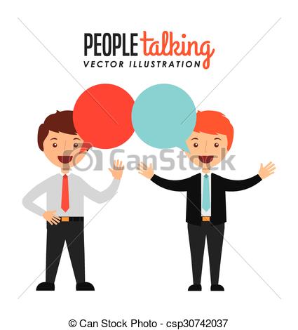 425x470 People Talking Design, Vector Illustration Eps10 Graphic Vectors