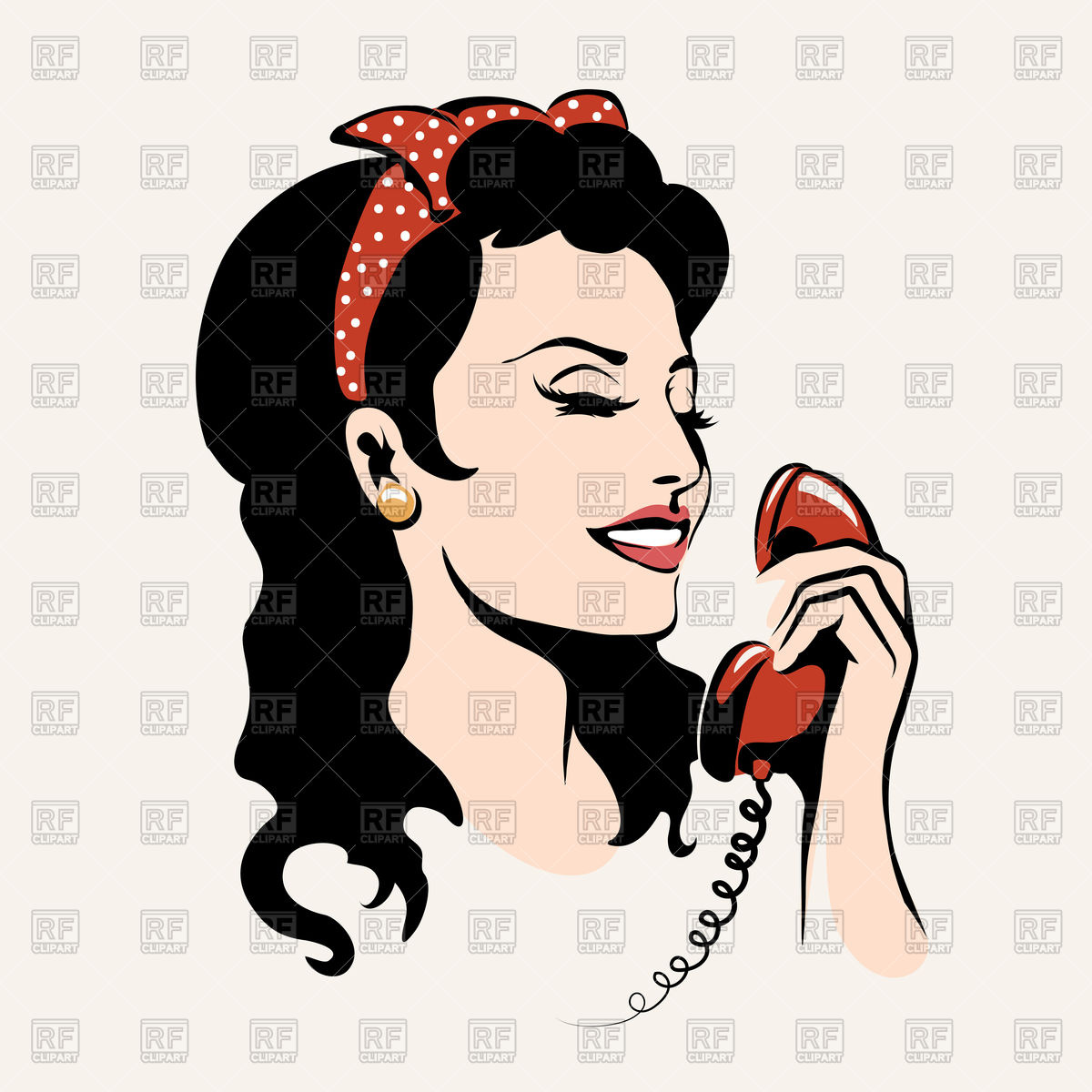 1200x1200 Pretty Woman Talking On Phone