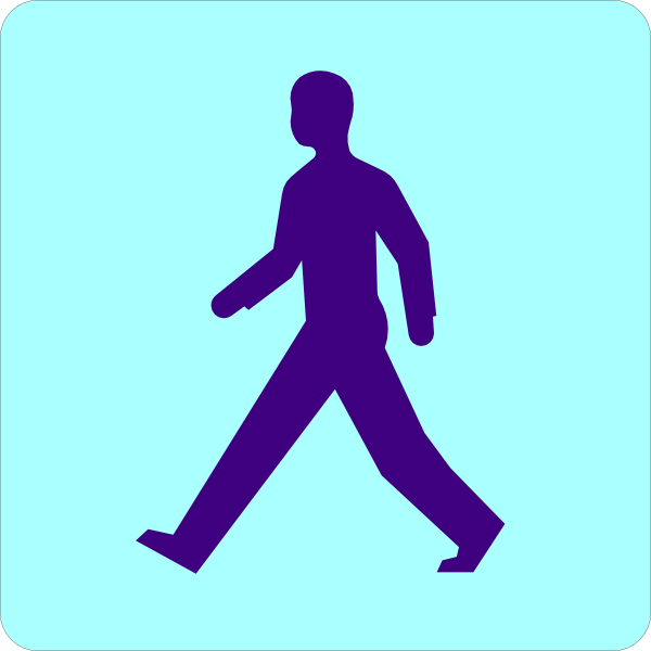 600x600 Man Walking Clip Art