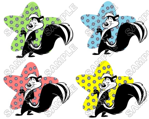 599x480 Le Pew Iron Ons