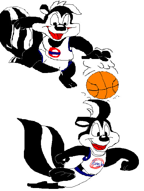 482x641 Pepe Le Pew Basketball Action By Ricsi1011