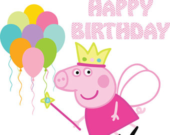 Peppa Pig Birthday Clipart at GetDrawings | Free download
