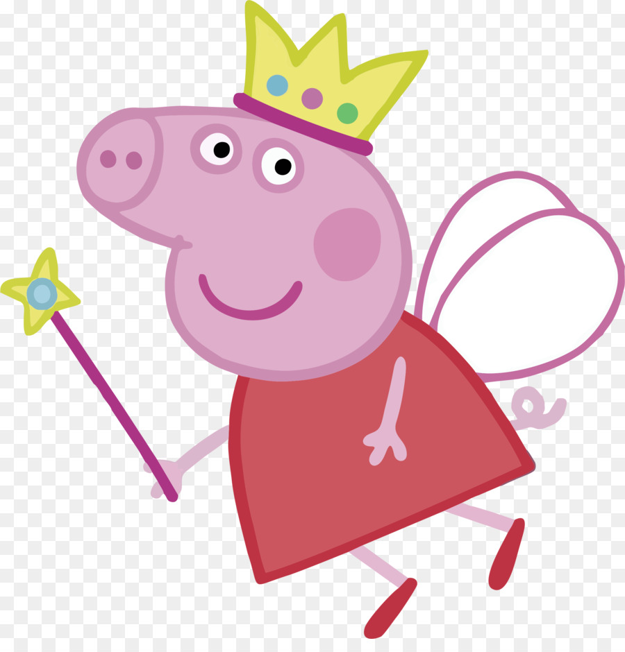 900x940 Daddy Pig Princess Clip Art