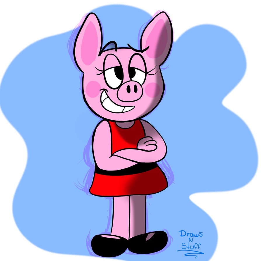 894x894 Peppa Pig By Artisticburr