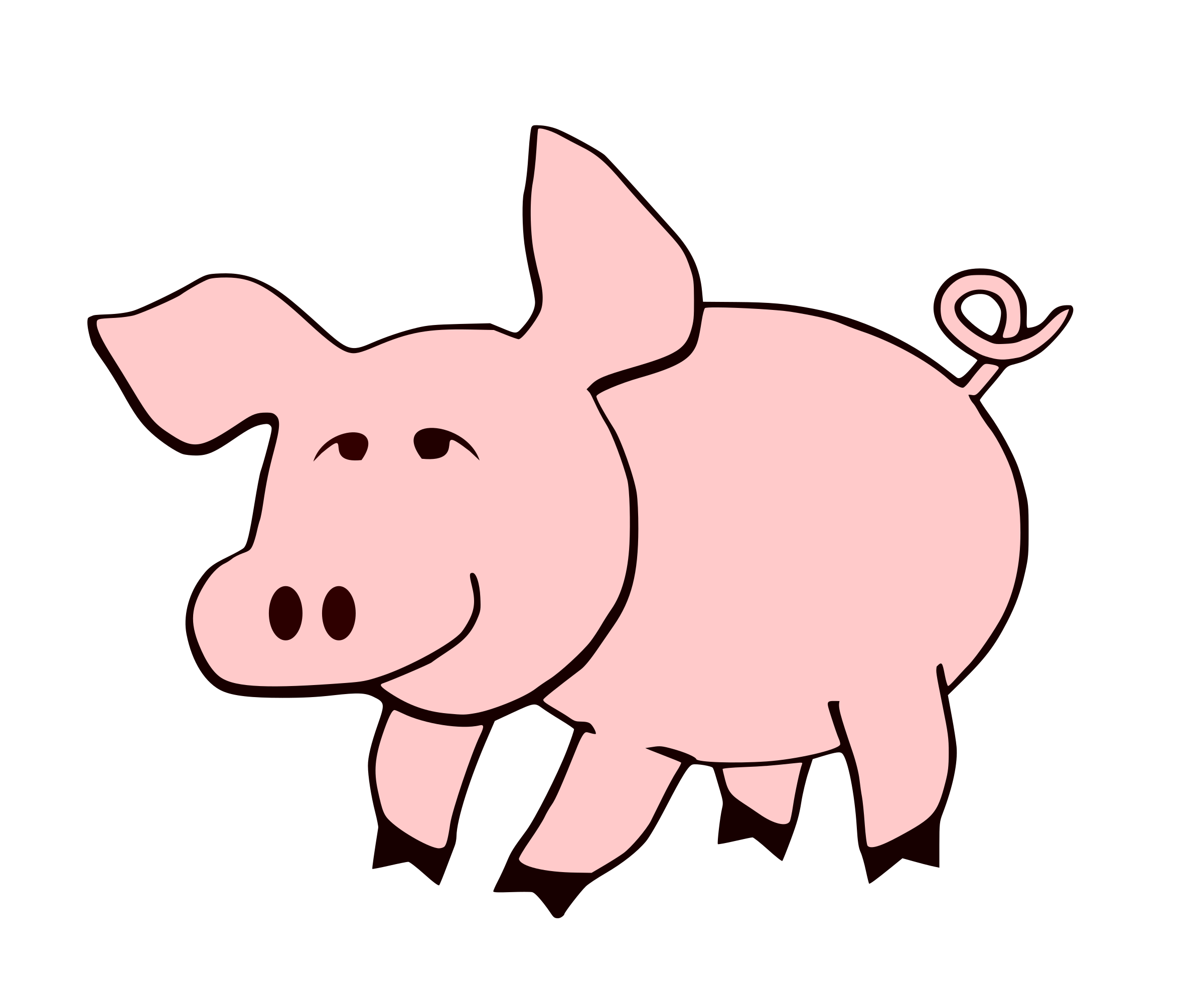2400x2000 Clip Art Pig Images Clip Art