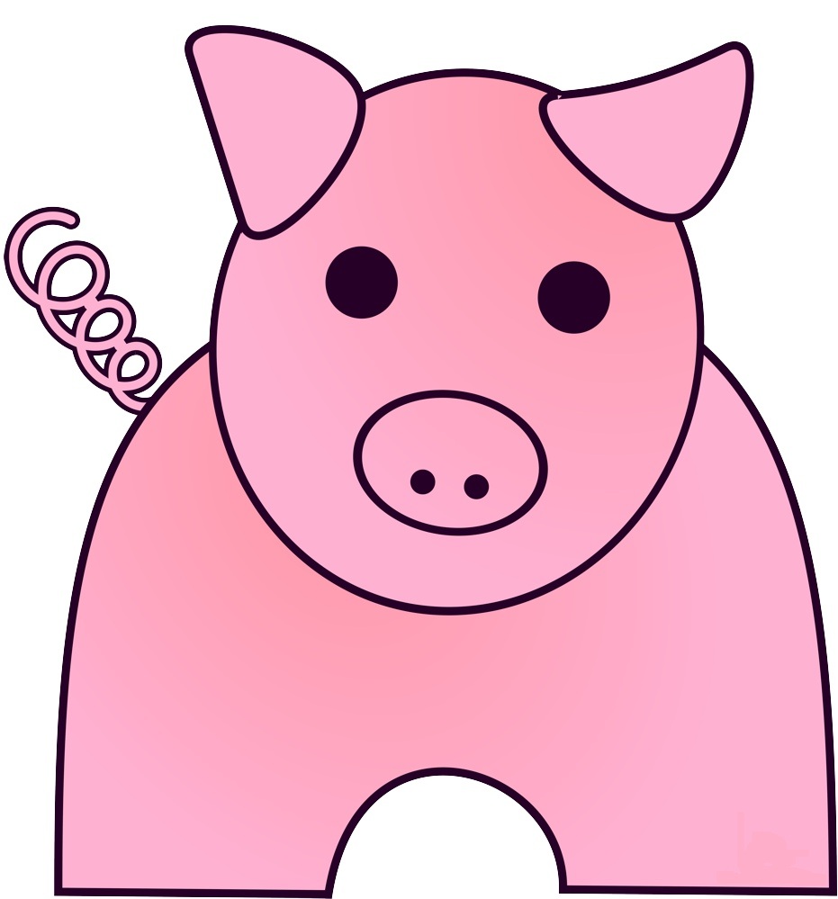 931x999 Pig Clip Art Images Free