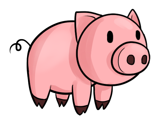 514x393 Cute Pig Face Clip Art Free Clipart Images 3