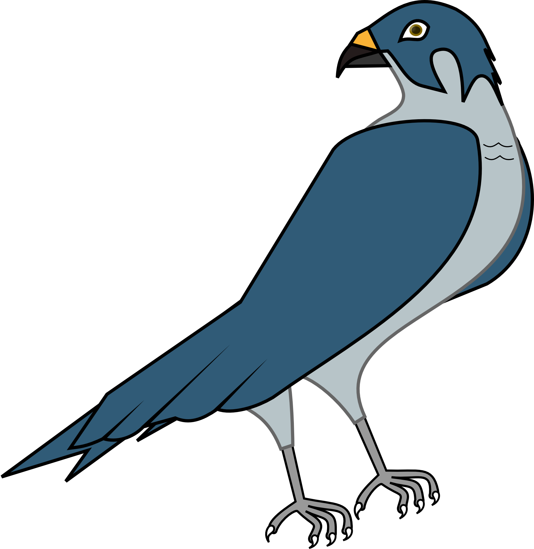 1868x1920 Falcon Clipart Png