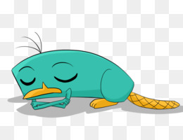 260x200 Perry The Platypus Sleep Cartoon Clip Art