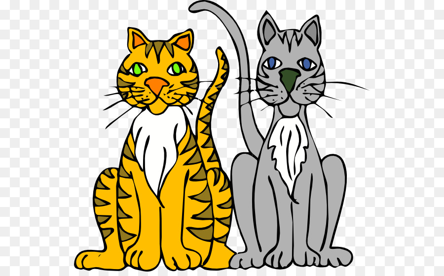 900x560 Persian Cat Kitten Cartoon Clip Art