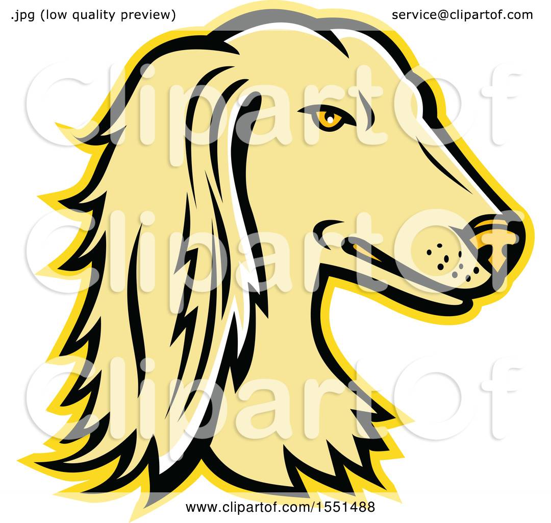1080x1024 Clipart Of A Persian Greyhound Dog Mascot Head