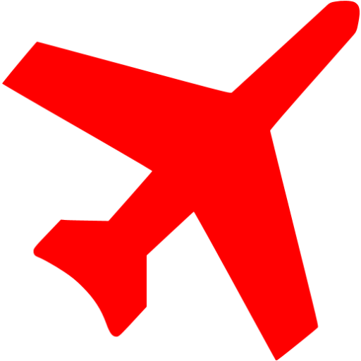 512x512 Red Plane Clipart Clip Art Library Airplane