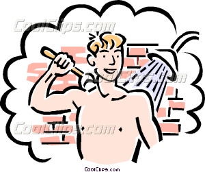 300x251 Showering Vector Clip Art