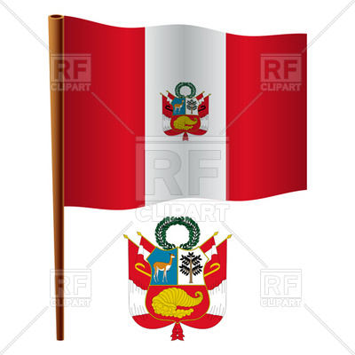 400x400 Peru Flag And Coat Of Arms Royalty Free Vector Clip Art Image