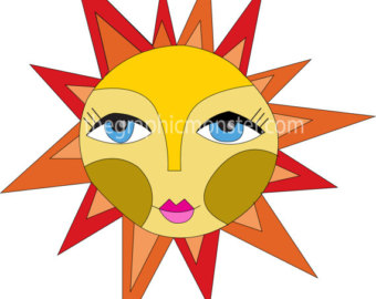340x270 Sun Clip Art Etsy
