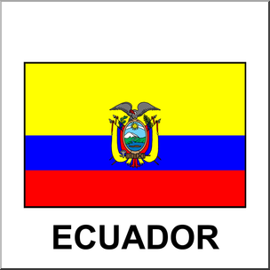 304x304 Clip Art Flags Ecuador Color I Abcteach