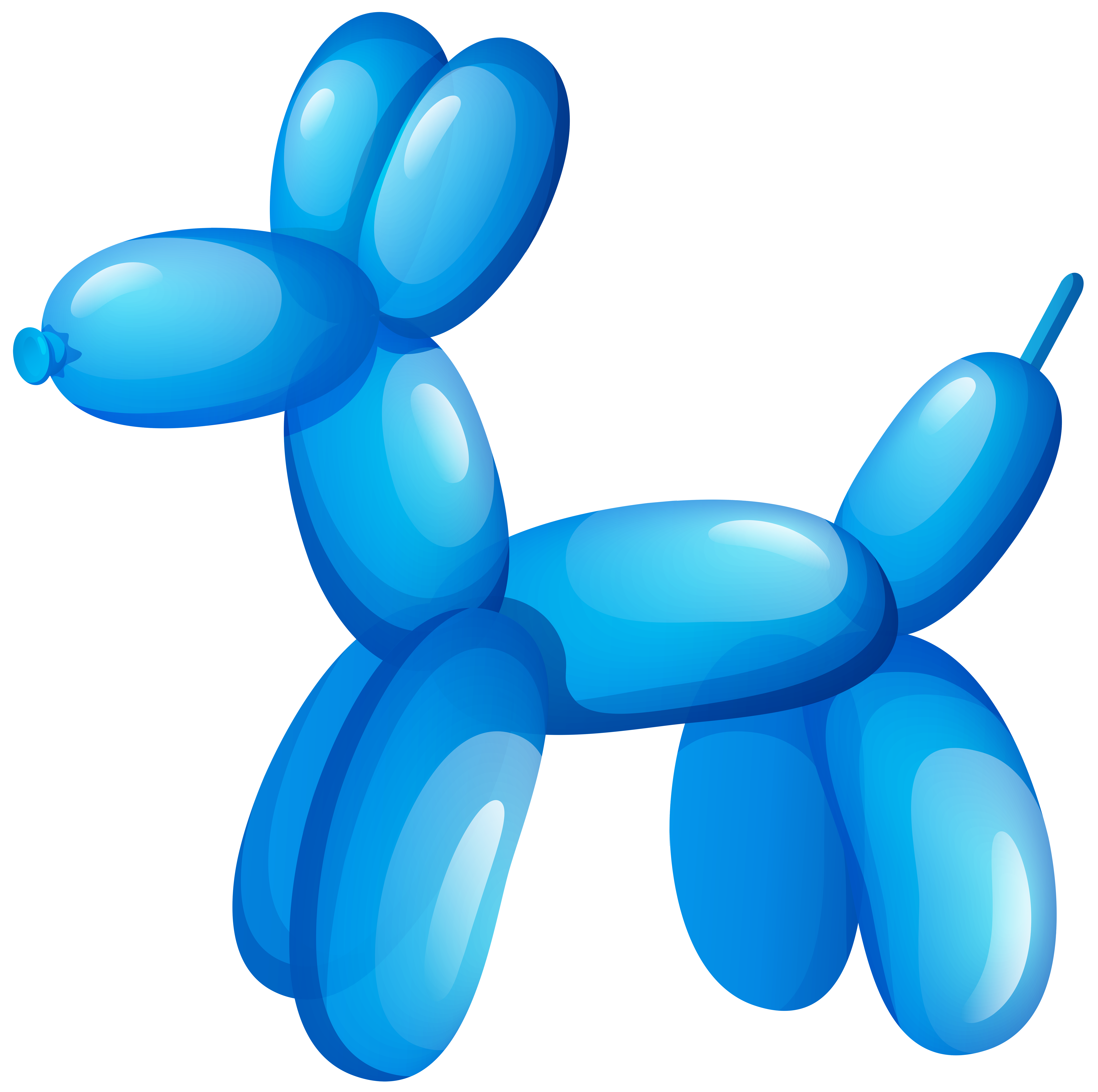 8000x7958 Animal Balloon Clipart