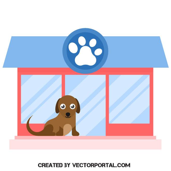 660x660 Pet Shop Vector Image