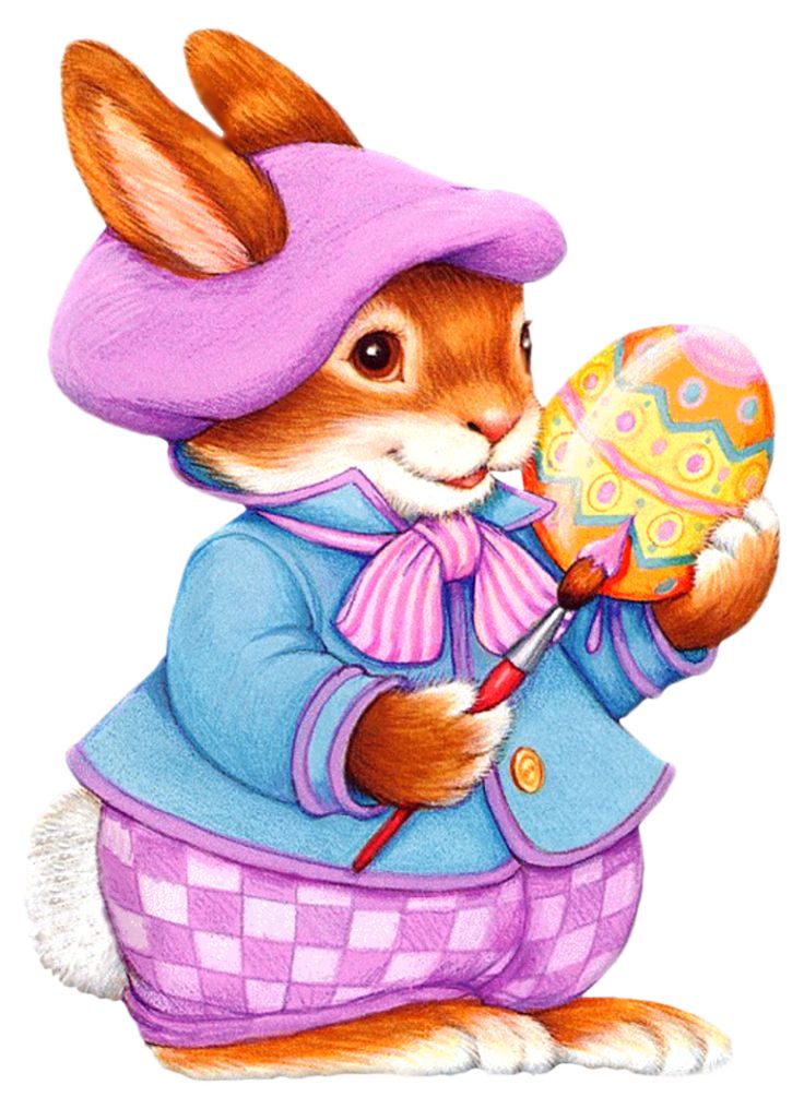 736x1016 The 30 Best Images About Lapin On Vintage Easter