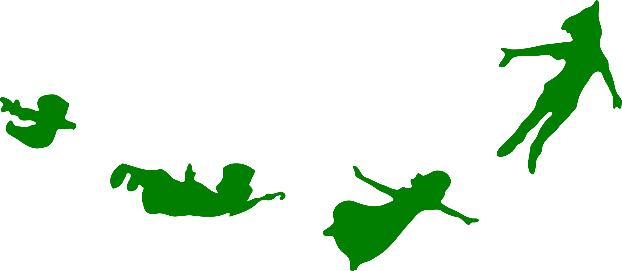 2011x877 Clip Art Peter Pan Silhouette Clip Art