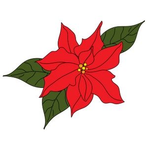 300x300 Free Poinsettia Clipart Amp Look At Poinsettia Clip Art Images