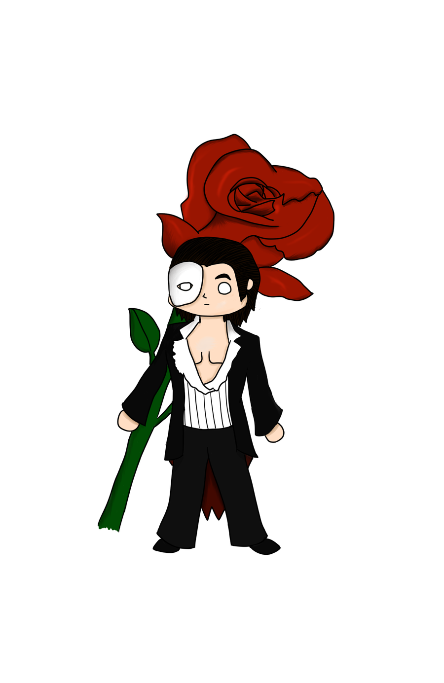 900x1385 Chibi Phantom Of The Opera By Xsakurahaleyx