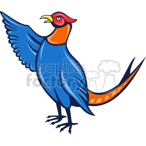 300x300 Royalty Free Pheasant Bird 388450 Vector Clip Art Image