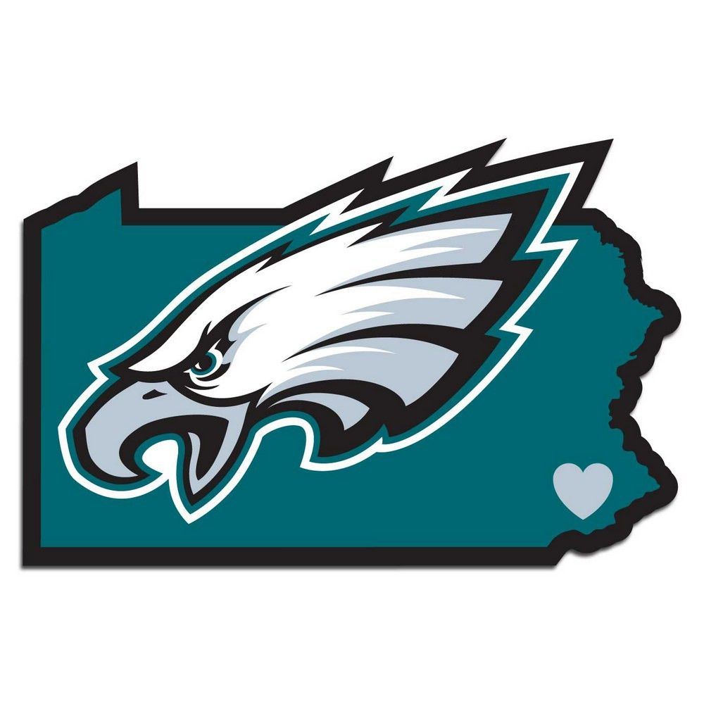 1000x1000 Philadelphia Eagles Home State Decal Fhsd065 Philly's Flying