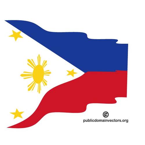 500x500 Wavy Flag Of Philippines Public Domain Vectors