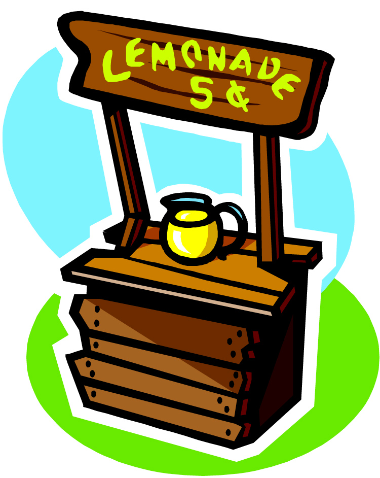 750x942 Lemonade Stand Clip Art Clipartlook