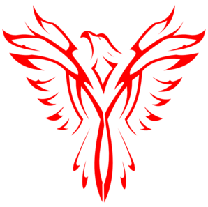 298x297 Red Phoenix Clip Art
