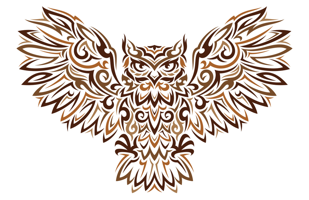 1000x648 Owl Clipart Tribal 3759494