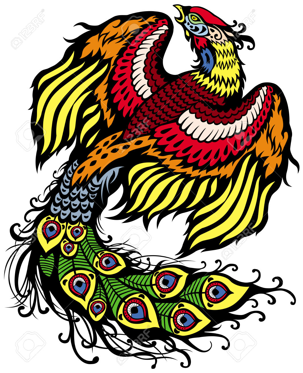1057x1300 Phoenix Clipart Chinese Phoenix
