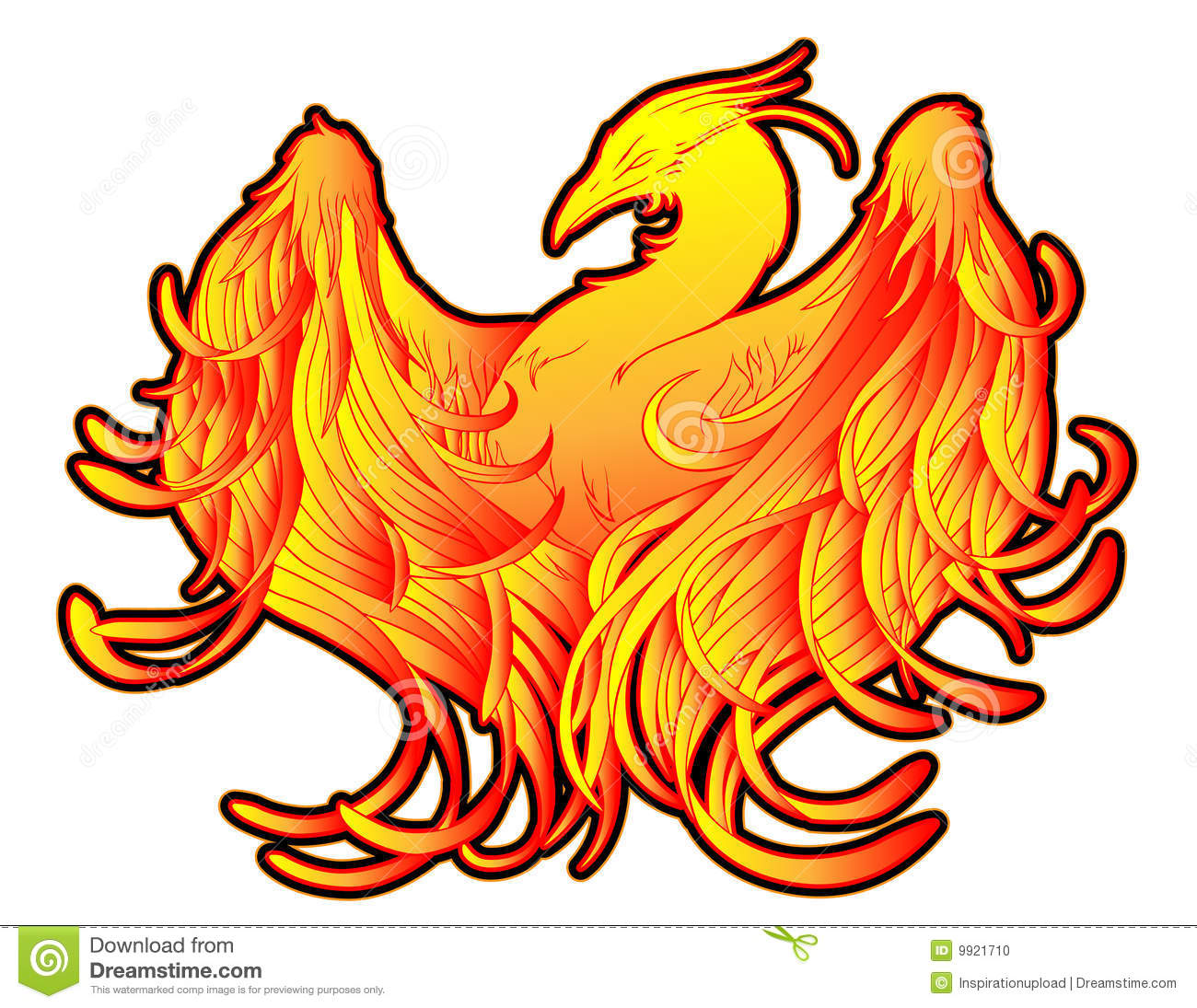1300x1095 Phoenix Outline Clipart